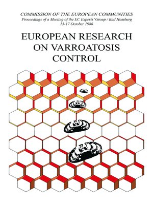 cover image of European Research on Varroatosis Control